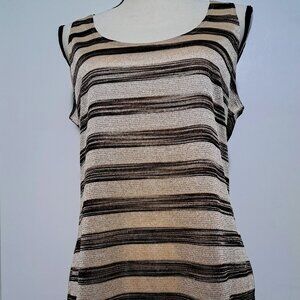 Banana Republic Metallic Striped Tank